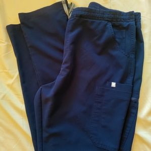 Figs, size Large/Tall, Navy Blue Scrub Pants
